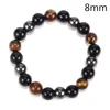 Preto Magnético Tiger Olho Hematite Pedra Bead Pulseira Pulseira Cuidados de Saúde Homens Homens Mulheres Ajuda Perda de Peso Jóias