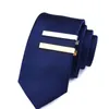 2022 nuevos clips clásicos de alfiler de corbata para hombres de estilo casual clip de corbata joyería de moda para hombre exquisita barra de corbata de boda color plateado y dorado