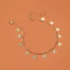 Koreaanse stijl voet ornamenten eenvoudige persoonlijkheid schattige kwastje palm hanger enkelsten stijlvolle Boheemse strand sexy anklet ketting voeten sieraden