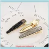 Schmuck Schmuck Bling Strass Designer Haarschmuck für Frauen Bb Clips Mädchen Haarspangen Drop Lieferung 2021 Soc