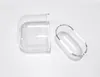 För AirPods 1 2 3 Pro Transparent Crystal Clear Hard PC Laddbox Hörlursfodral Coque