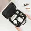 Cosmetische tas Waterdichte make-up PU-opslag Multifunctionele reizen Organizer Portable Divider Beauty Box