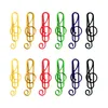 Musik Notera pappersklipp Skolkontor Paperclip Foton Biljetter Noter Letter Clips Filing Supplies FA1558