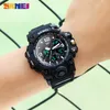 Нарученные часы Skmei Fashion Men Men Clock 5bar Водонепроницаемые мужские спортивные часы Montre Homme 1155b Old Style 4 Вид цвето