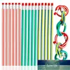 Coloré Bendy Flexible Crayon Doux Avec Gomme Étudiant Graphite Crayons École Papeterie Bureau Fournitures D'écriture Enfant Cadeau