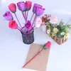 Cartoon pen rose ballpoint pen cute small gift personalized stationery primary school students prize to promote opening gifts