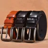 DINISITON men belt designer cow genuine leather belts for mens high quality luxury brand fashion vintage male strap FG201 220121