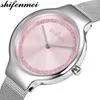Wristwatches Shifenmei Woman Watch 2021 Fashion Quartz Ladies Waterproof Dress Wristwatch Simple Girl Clock Zegarek Damski