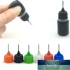 20 pcs 5ml Vazio PE Preto Garrafa-gotas para e líquido frasco de plástico com tampa de agulha de metal