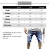 Męskie spodenki Vertvie 2022 Summer Men Rubped Denim Fashion Short Dżins Pants Brand Bermuda Streetwear Casual