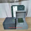 Venta de cajas de relojes Royal Oak Offshore de alta calidad Caja original Papeles Cuero Bolso de madera 16 mm x 12 mm Para 15400 15710 1550217V