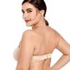 여성의 부드러운 원활한 보이지 않는 underwire strapless minimizer bra 210623