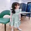 꽃 아기 소녀 드레스 2021 여름 아이 소녀 공주 드레스 여름 패션 어린이 비치 의류 289 z2