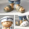 2 sztuk / zestaw styl śródziemnomorski Creative Wall Foot Resin Rzemiosło Wiszące Nogi Elf Doll Figurki Home Decoration