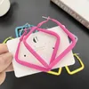 Hoop & Huggie 2021 Trendy Oversize Geometric Big Earrings For Women Nicaron Color Exaggerated Large Square Punk Jewelry
