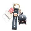 Keychains Pig Chrysanthemum Key Chain Female Cute Ugly BuKey Male Funny Lovers Bag Hanging Decoration Ring Miri22