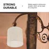 Lampa täcker nyanser 1pc linne tyg lampskärm takljus skugga tyg väggförsörjning
