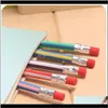Business Industrial Drop Delivery 2021 Corée Mignon Flexible Crayon Souple Avec Gomme Papeterie Coloré Magique Bendy Crayons Stude6395177