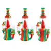 Shisha Hookah Água Tubulação de Silicone Mangueira De Silicone Pequeno Tubo De Vidro Altura Tabaco Bongs