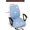 Meijuner Office Computer CHAIR COVERS SPANDEX SPLIT SEAT ANTI-DUST Universal Solid Svart Blå Fåtölj MJ0 211116