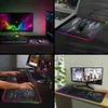 RGB Pad Gaming XXL Большой PAD Gamer LED Big Mouse Computer Comprot с подсветкой Maause Keyboard Desk Mat