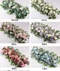 Feest decoratie 50 cm DIY kunstmatige bloem rij acanthosfeer eucalyptus bruiloft huis achtergrond decor bloemen rozen pioen hortensia plant mi