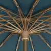 ブナの木製のハンドルクリアンパラ16リブ防風メンズビッグスンスレンガー女性同じカラーコーティング太陽のギフトのアイデア210721