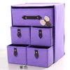 Caixas de armazenamento caixas hifuar não-tecida caixa dobrável caixa organizador organizador guarda-roupa doméstica recipiente recipiente gaveta cueca meia portátil