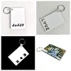 Sublimation Keychain Love Mom Daddy Key Chain Creative DIY Gift Party Favor Mdf Custom Keyrings8301689