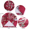 Flor impressão muçulmana torção trançado nó turbante lenço bandanas bandanas cancro cancro quimio tampão headwrap acessórios de perda de cabelo