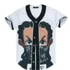 Baseballtröjor baseballtröjor 3D t-skjorta män roliga tryck man t-shirts casual fitness tee-shirt homme hip hop tops tee 012