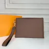 Lyxdesigners CITY POUCH Zippy Clutch-väska Kvinnor Plånböcker Armbandsväskor Nyckelpåsar Belagda Canvas Herr Myntväska Daglig förvaring mobiltelefon Plånbok Med låda