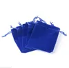 2022 Nieuwe Fluwelen Tassen Sieraden Verpakking Bruiloft Roze Geschenken Drawstring Pouches 10x12cm (3.5 x 4,75 inch)