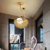 Nordic Modern Design Bird'S Nest Glass pendant lamps For Kitchen Dining Room Led Lamp Decor Suspended Luminaire