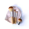 O.TWO.O 4PCS/LOT Bamboo Brush Foundation Make-up Brushes Cosmetic Face Powder For Makeup Beauty Tool eyeshadow