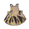 Милый мультфильм печати Pet платье для собак одежда полные письма летняя мода напольные дышащие платья для одежды Тедди Шнауцера