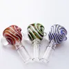 CSYC G054 Heady Couleur Pipe Bols Big Dot Poignée 14mm 18mm Mâle Clair Joint Bol En Verre Cendre Catcher Bong Plate-Forme D'huile Tuyaux D'eau Outils