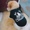 Merry Christmas Dog Clothes for Dogs Coat Chihuahua Winter Santa Claus Printed Fleece Warm Dog Hoodies Pet Clothing Dog Sweater