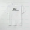 Ny mode björn brev tryckta T Shirts Sommar Kortärmad Tees Man Kvinna Vit Svart Casual Toppar Storlek S-2XL