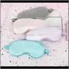 Women Imitated Silk Sleep Eye Mask Portable Travel Eyepatch Nap Eye Patch Rest Blindfold Eye Cover Sleeping Mask Night Eyeshade 104458266