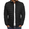 Hommes automne hiver veste manteaux décontractés coton rembourré mâle couleur unie vêtements d'extérieur Parkas 7 couleurs taille S-3XL 211129