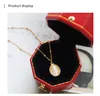Cute Necklaces Vintage White Imitation Opal Pendant Necklace For Women Jewelry Accessories Party Gifts