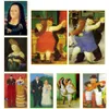 Funny Art Fat Dancer Couple Canvas Paintings By Fernando Botero Posters And Prints Living Room Wall Art Picture Decoration1765674