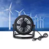 Party Gunst Draagbare DC 5 V Small Desk USB Cooler Cooling Fan Mini Fans Operation Super Mute Silent voor PC / Laptop Notebook