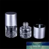 1 pièces 5 ml/8 ml/10 ml/15 ml vide bouteille de vernis à ongles en verre transparent avec couvercle brosse adhésion promoteur adhésif flacons