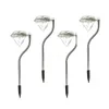 2021 new LED Solar Powered Lamp Garden Path Stake Lanterns Lamps LED Diamond Lawn Light Pathway Garden Decorations