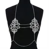 Fleur Strass Camis Bralette Femmes Sexy Shinny Évider Parti Crop Tops Sexy Discothèque Sexy Débardeurs Bijoux X0726