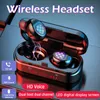 ワイヤレスイヤホンBluetooth V5.0 V7 TWSヘッドフォンHIFIイヤーブスLEDディスプレイタッチコントロールゲームヘッドフォンAndroid iOS電話ヘッドセット携帯電話