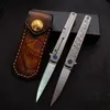 Bee MS3 Pocket Folding Knife M390 Blade TC4 Titanium Alloy Handle Tactical Camping Fishing Hunting EDC Survival Tool Knives A3107