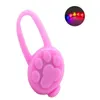 Colliers de chat conduit Anti-perte lumière LED collier de chien pendentif lumineux projecteur en Silicone clignotant livraison directe